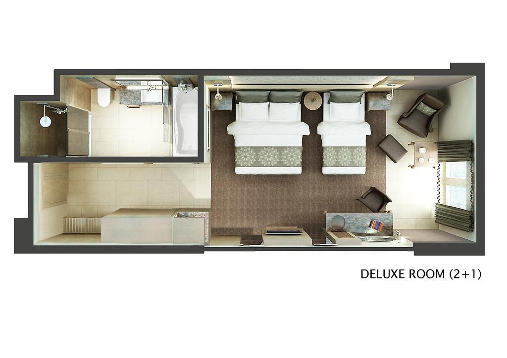 Triple Room with Pool View