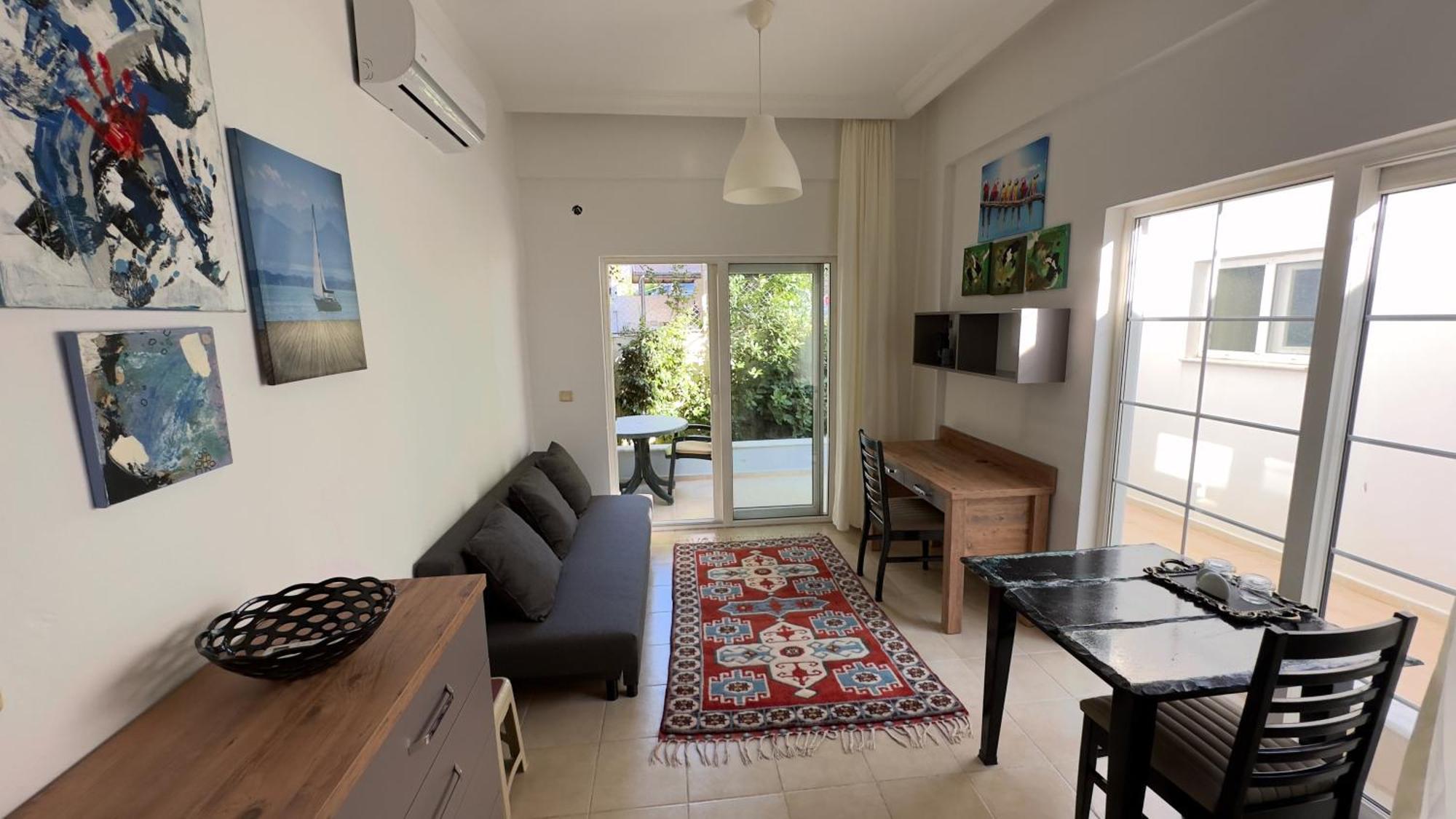 Apartment mit 1 Schlafzimmer und Balkon
